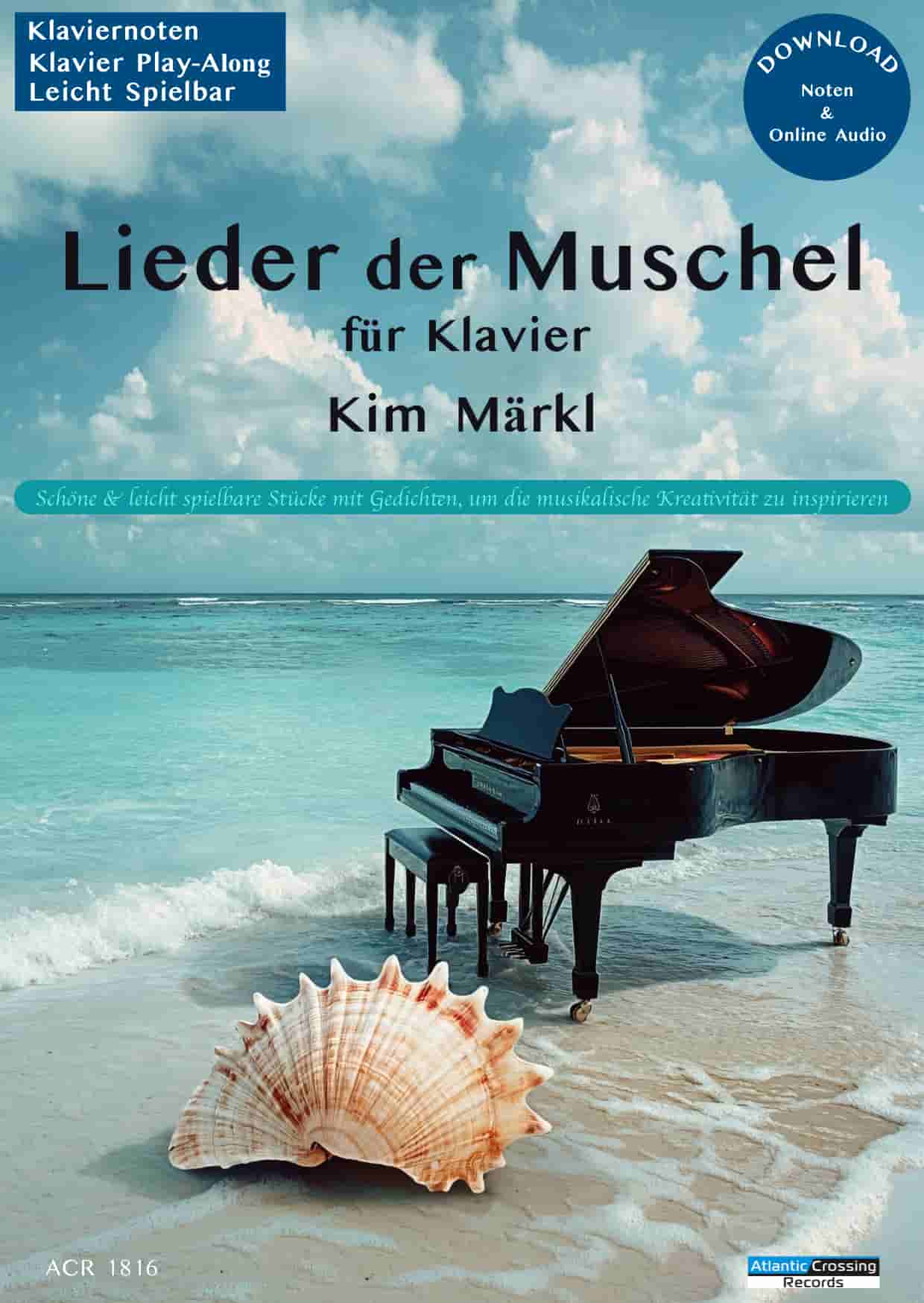 CD Cover Lieder der Muschel,link zu Noten